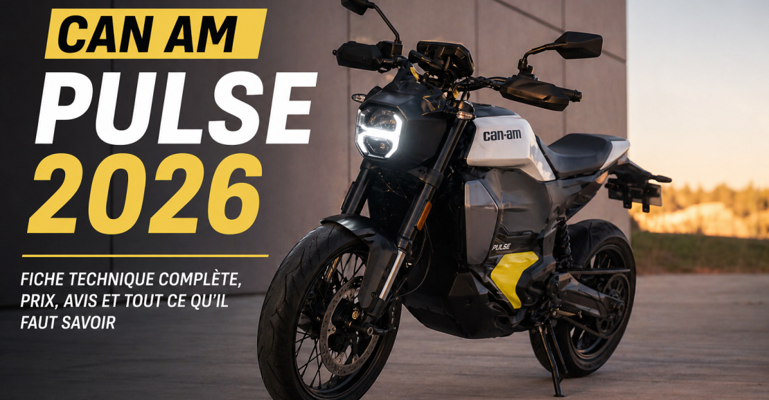 Can Am Pulse 2026 : fiche technique complète, prix, avis et tout ce qu'il faut savoir