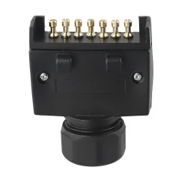 7 Pin AU Flat Plug Male Connector For Caravan Trailer Adapter Boat Quick Fit Male 7 Pins Connector Vehicle Parts Accessories